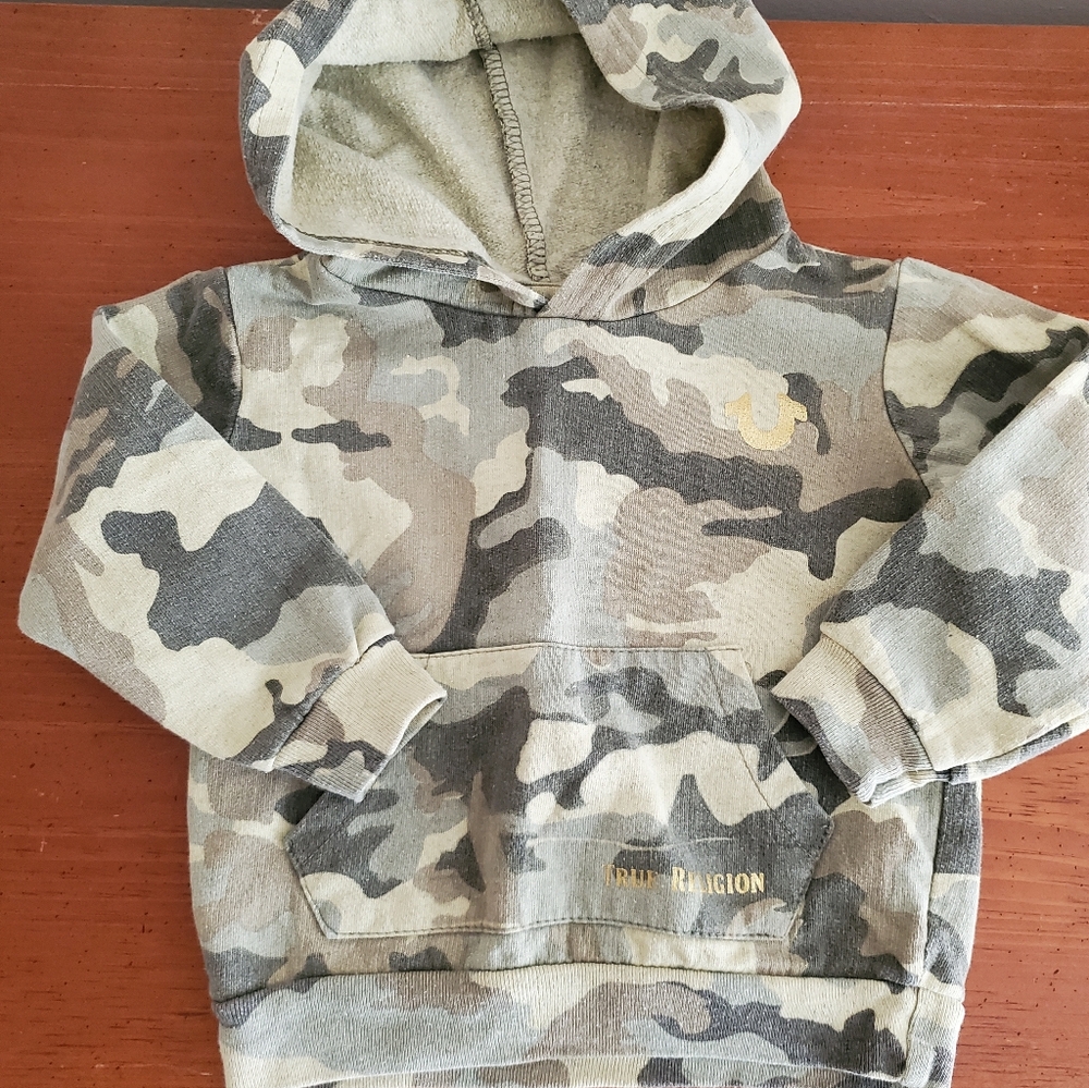 True Religion Kids' Camo Hoodie 18 Months
